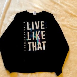 Black Sidewalk Prophets Pullover